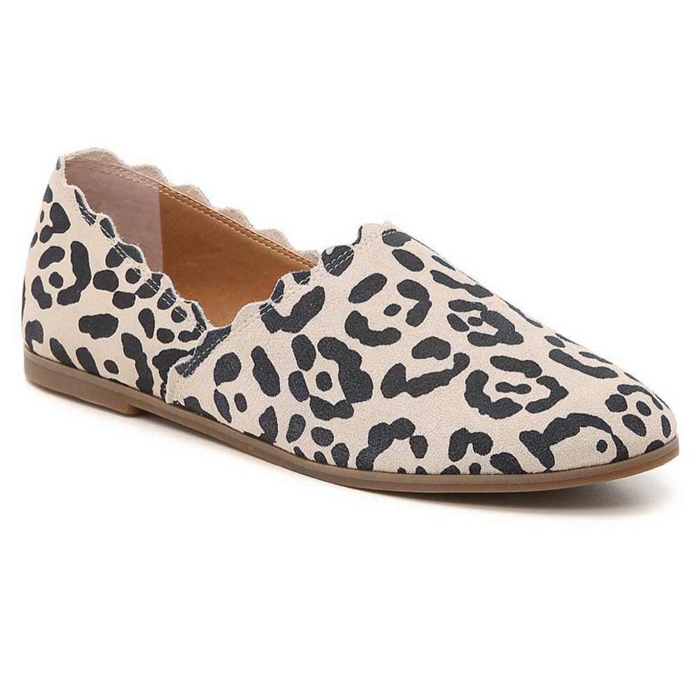 Lucky Brand Cloeey Leopard Flats 9.5 New